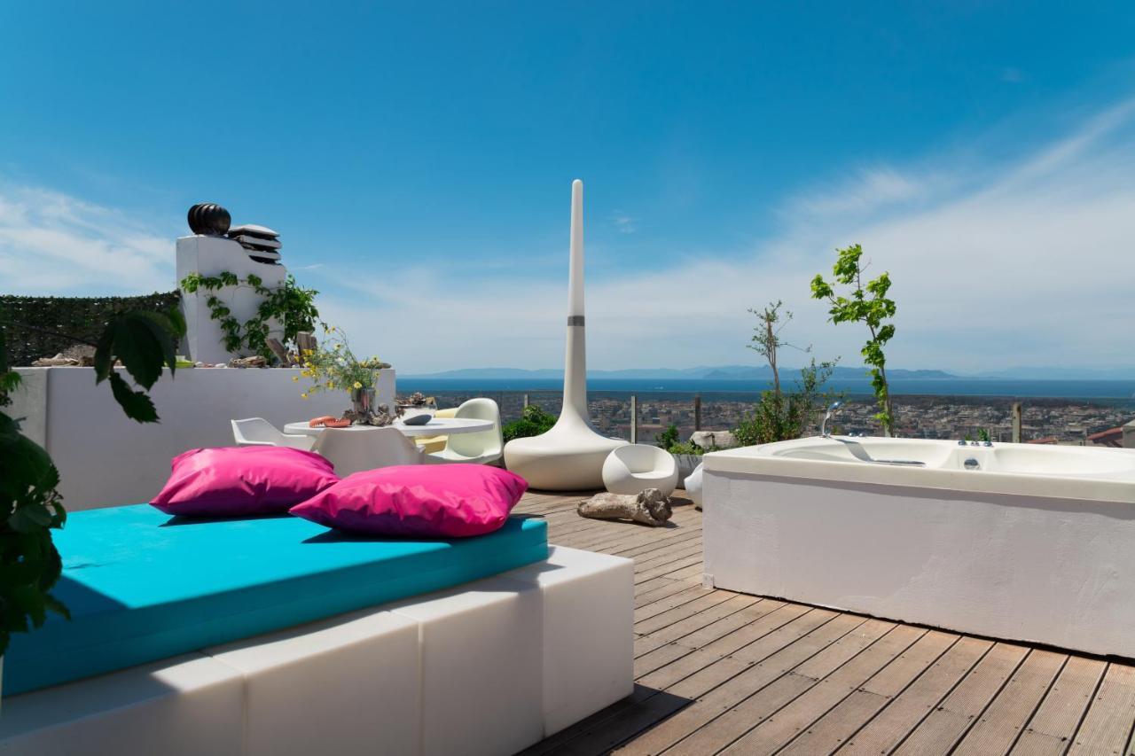 Dreamy Aegean View Apartman Athén Kültér fotó